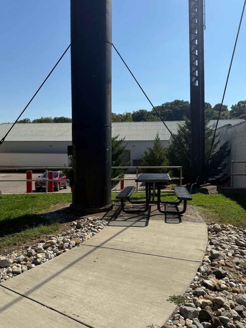 Plaques, Picnic Tables, And Little Surprises At The Base Plaques, Picnic Tables, And Little Surprises At The Base