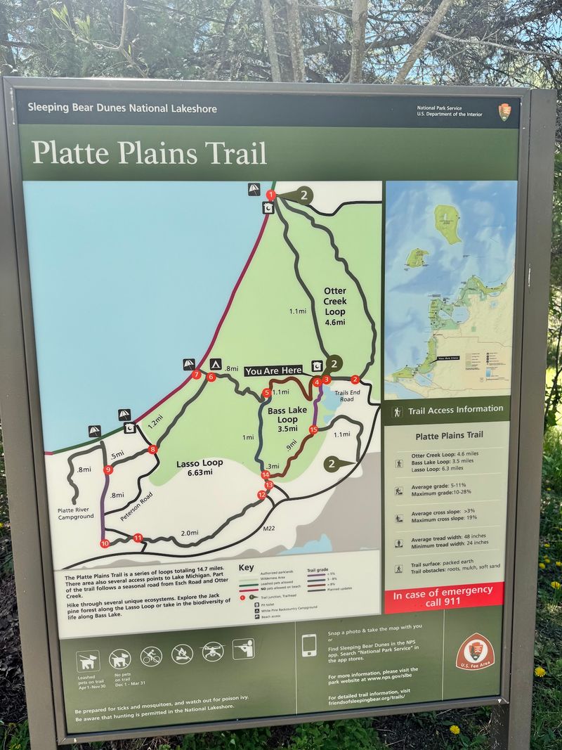 Platte Plains Trail System - Benzie County