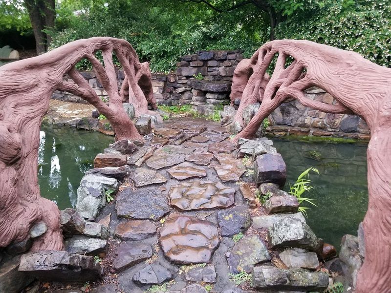 Playful Stonework In The Park