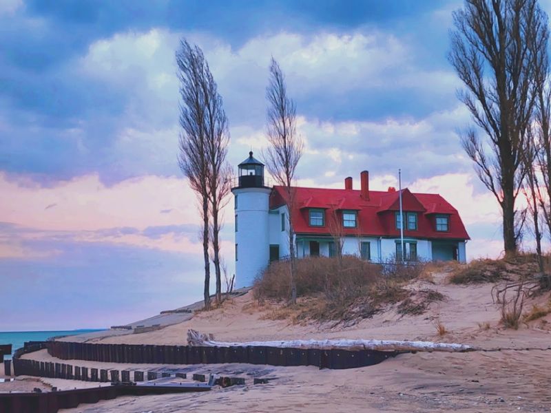 Point Betsie Lighthouse Beach