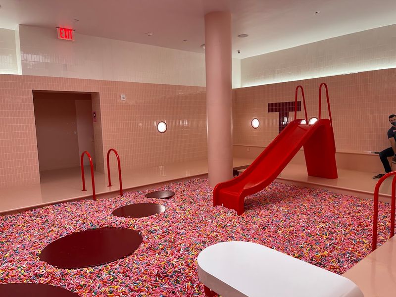 The Sprinkle Pool Is The Star Of The Show