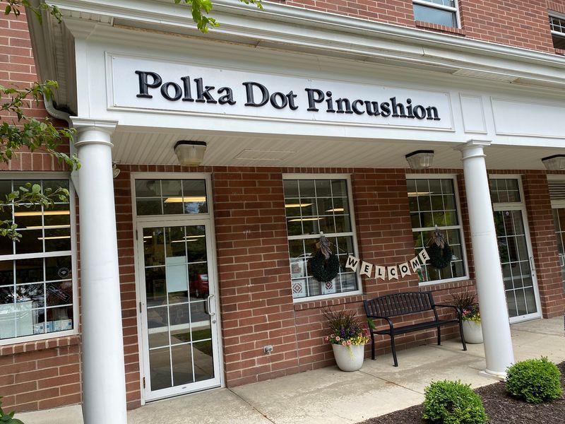 Polka Dot Pincushion, Richfield Polka Dot Pincushion, Richfield