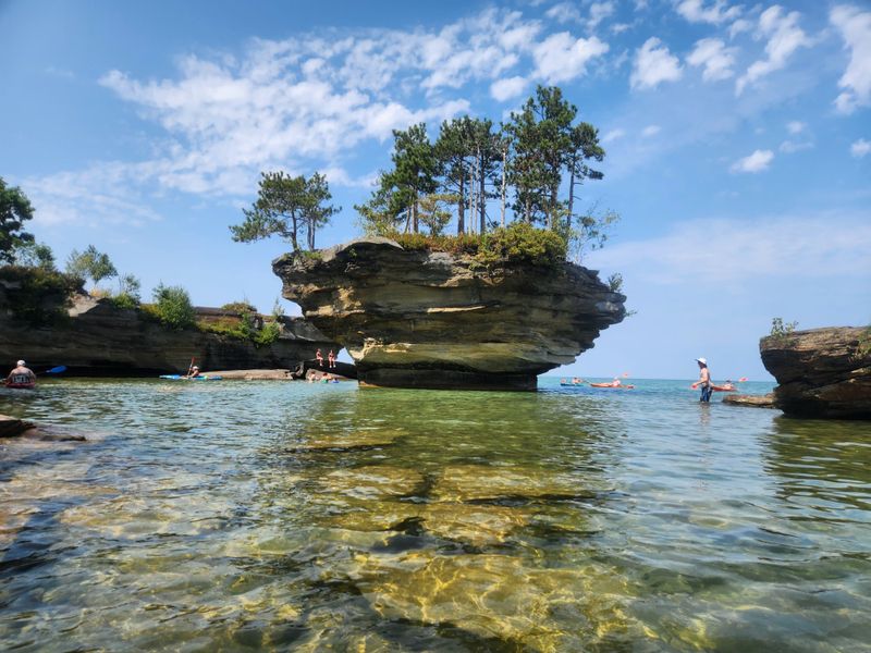 Turnip Rock, Port Austin area