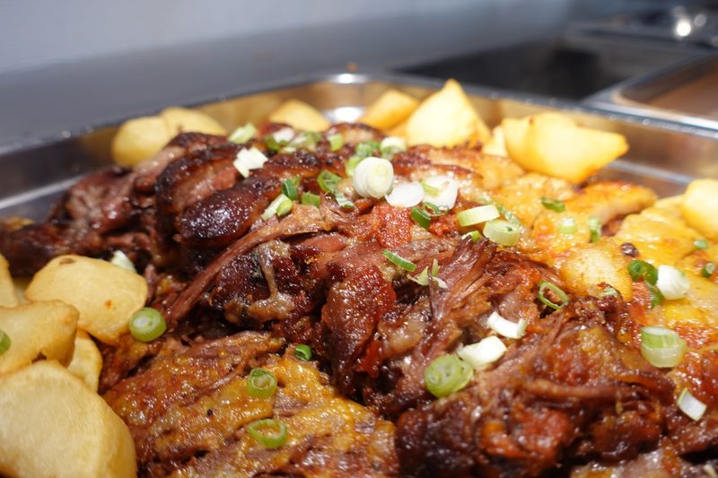Pork Sausage And BBQ Pork Done The Brazilian Way