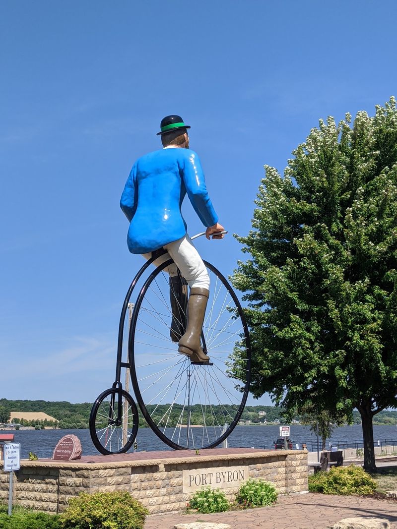 Port Byron Is an Illinois Village on the Mississippi River