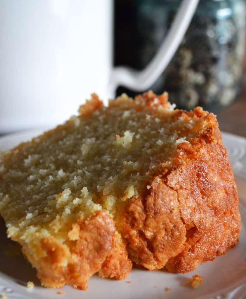 Quick Cream Cheese Pound Cake - The Midnight Baker