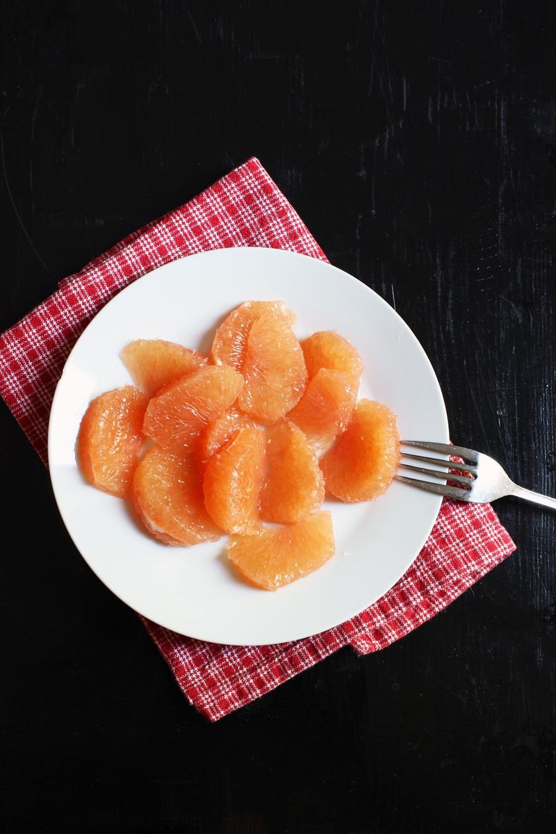 Juicy Grapefruit Halves