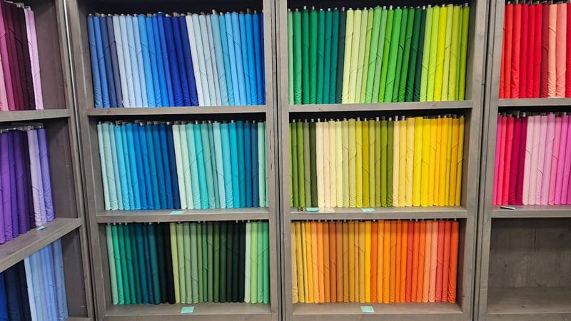 Precut Bundles Create Walls Of Color