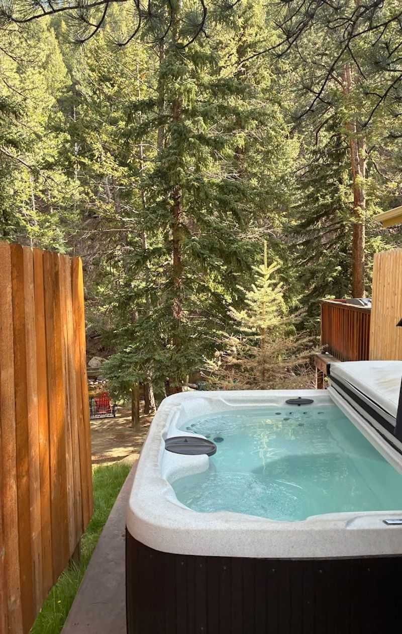 Private Hot Tubs Right on the River Bank