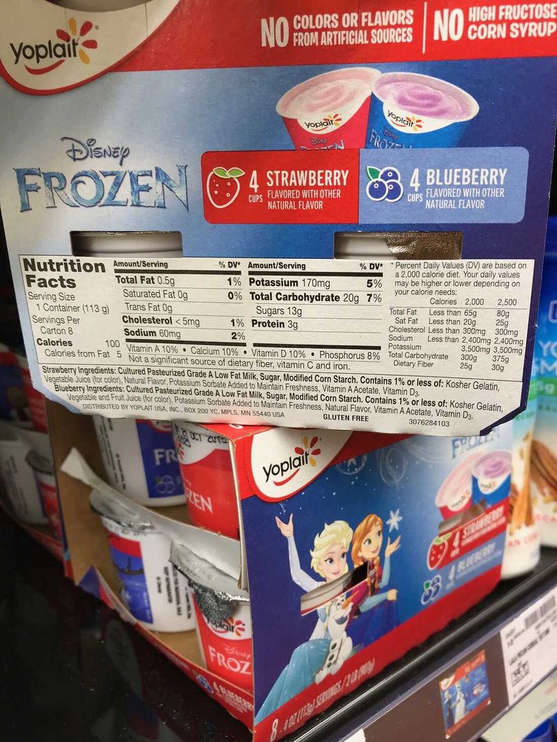 Flavored Yogurt Cups