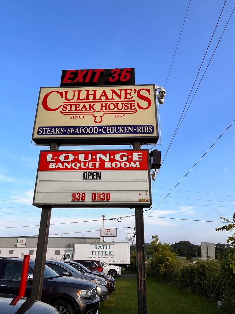 Culhane's Steak House — New Cumberland, Pennsylvania