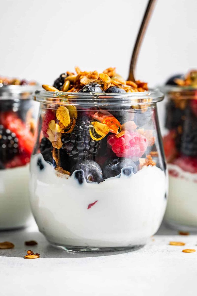Greek Yogurt Parfait Jars