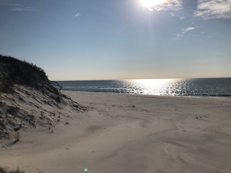 The Peninsula Geography Creates Calm Swimming Conditions