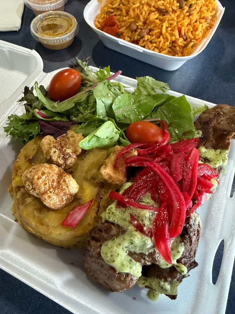 Puerto Rican Plates On The Southeast Side Of Colorado Springs