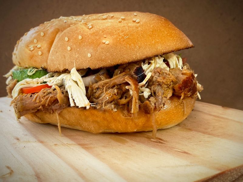 Pulled Pork Shoulder Sandwich Pulled Pork Shoulder Sandwich
