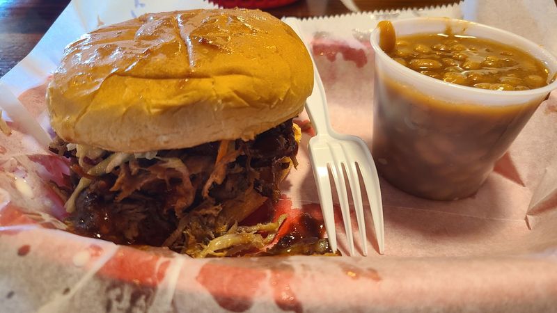 Pulled Pork Stacked Into Hearty Sandwiches