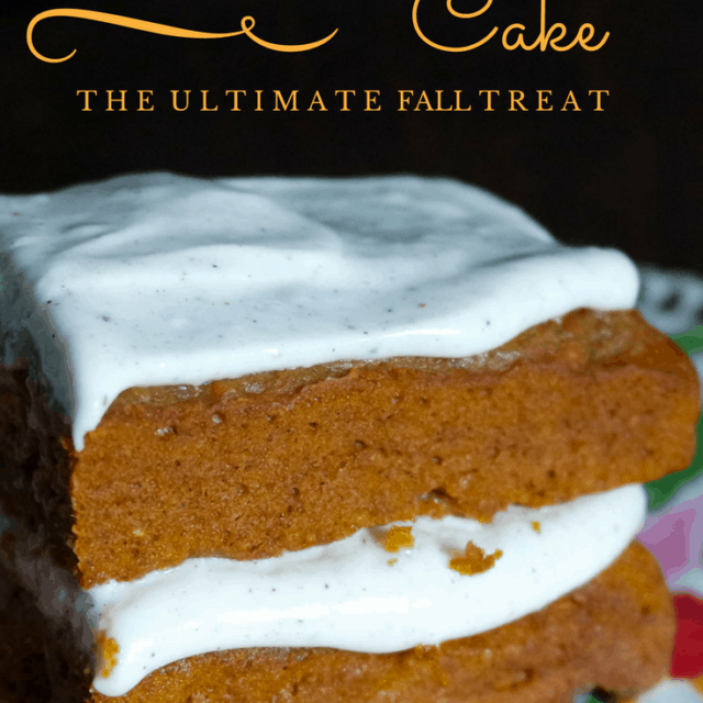 Gingerbread Pumpkin Cake with Cinnamon Cream Cheese Frosting - Ever ...