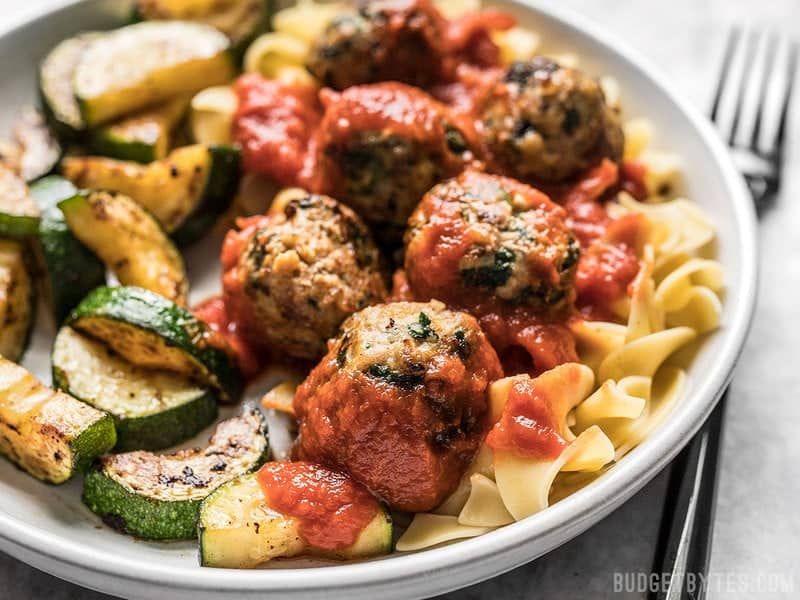 Turkey Spinach Meatballs