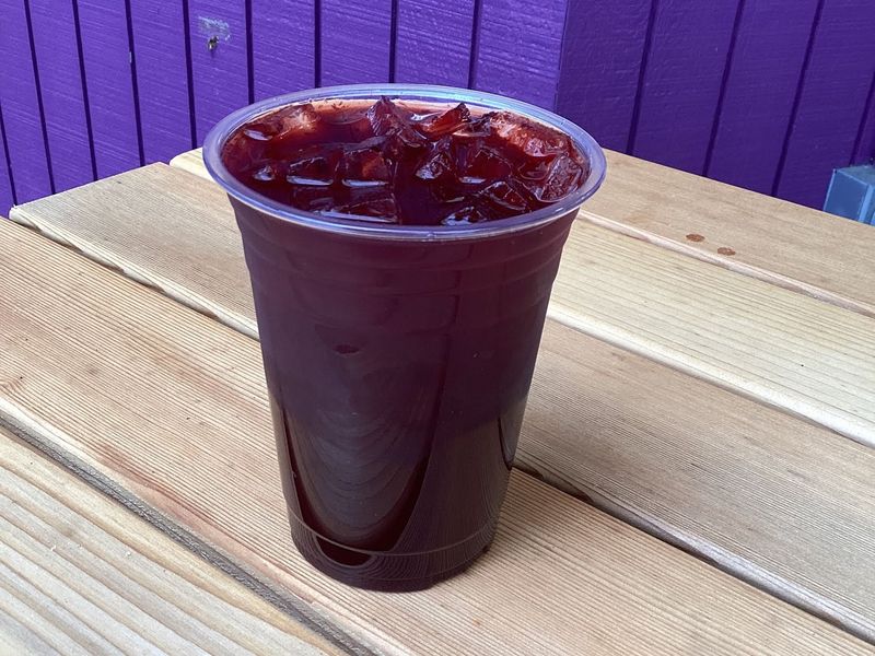 Purple Flamingo Cafe And The Flamingo Freeze