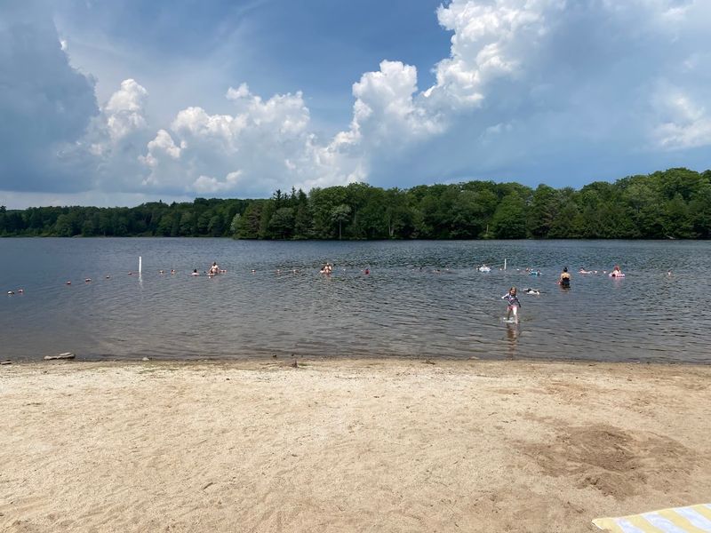 Pickerel Point Beach at Promised Land State Park, Greentown Area