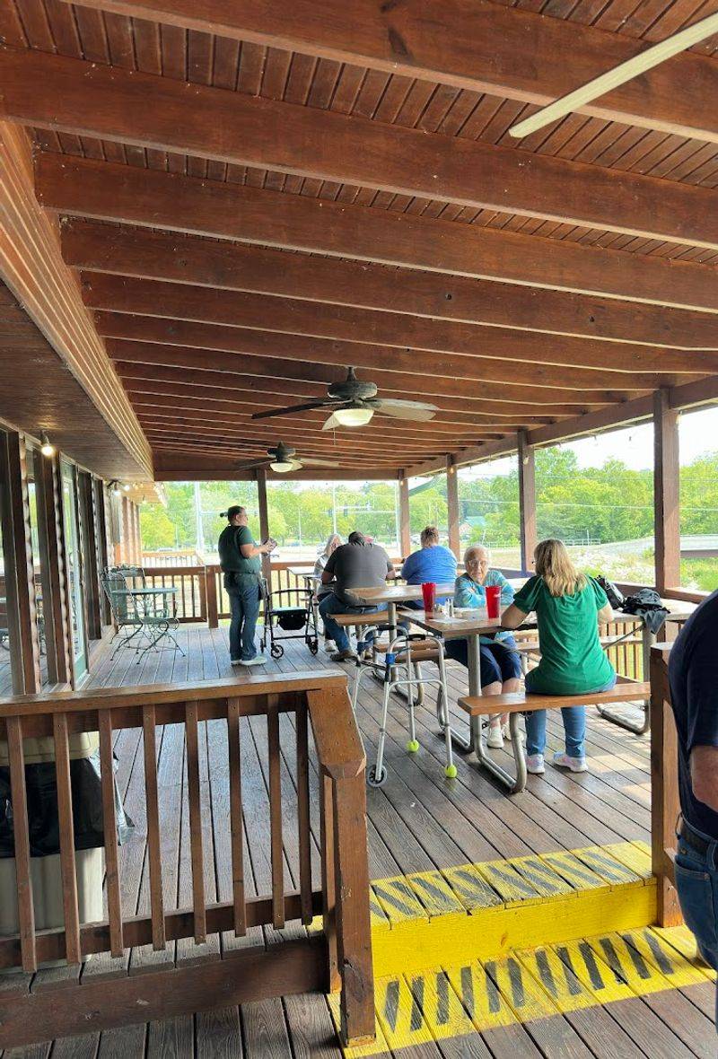 Quiet Tables Overlooking The Current