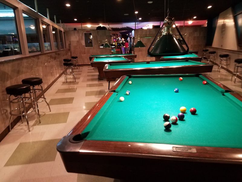 Rack Em Up In The Roomy Pool Parlor