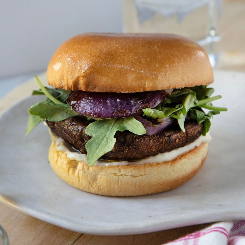 Grilled Portobello Mushroom Burgers