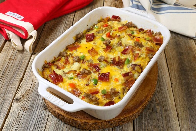 Loaded Baked Potato Breakfast Casserole