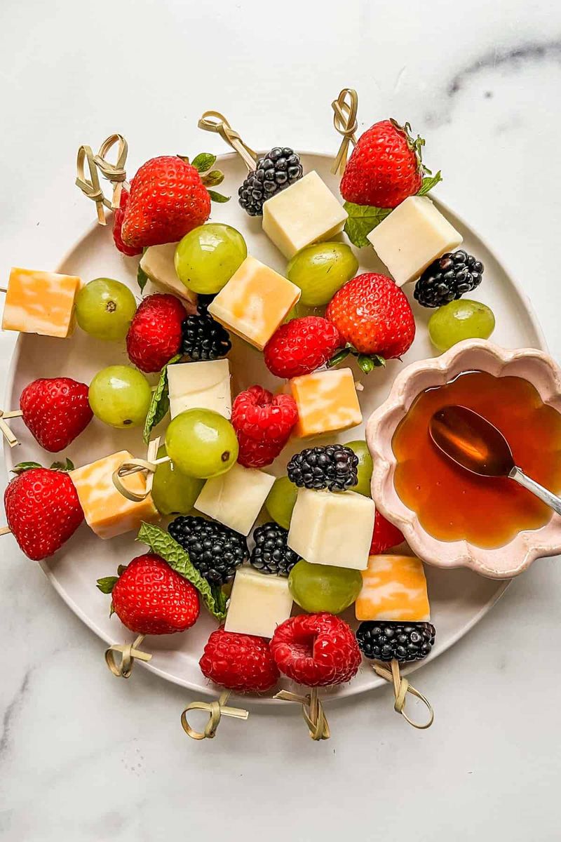 Fruit and Cheese Kabobs
