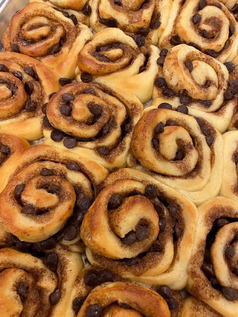 Chocolate Chip Cinnamon Rolls for the Indecisive