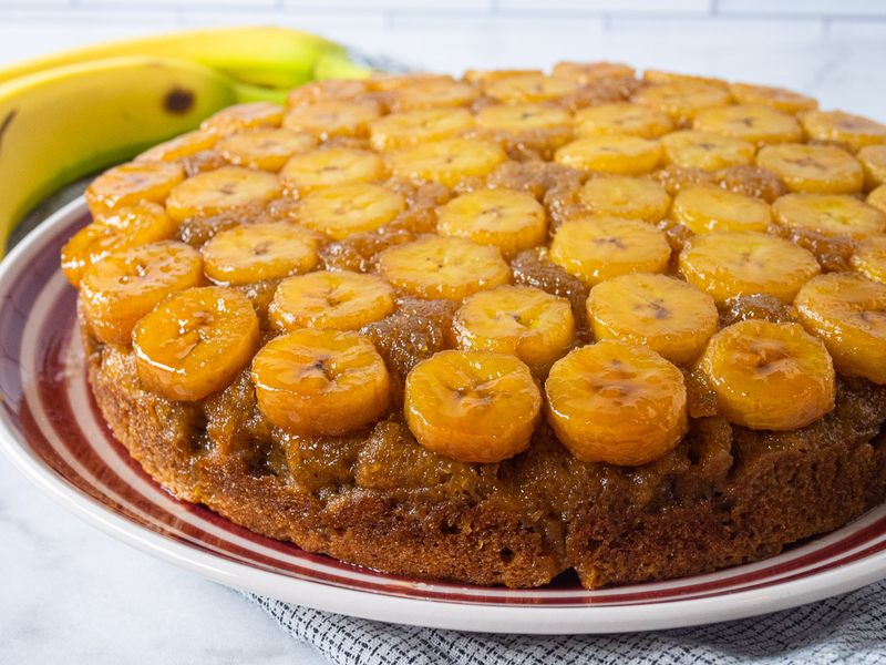 Banana Foster Upside-Down Cake