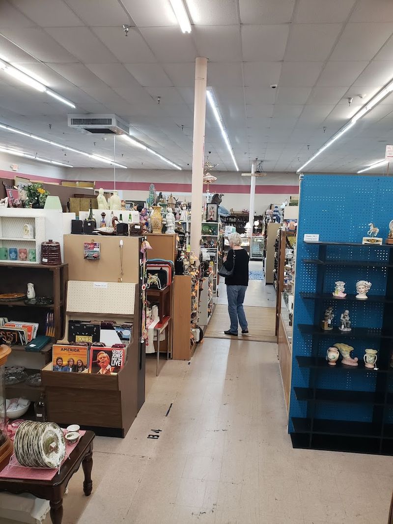 Depression Glass And Vintage Pottery Galore