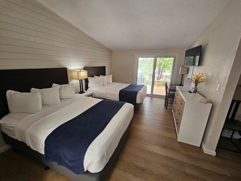 Recently Renovated Rooms With Private Decks