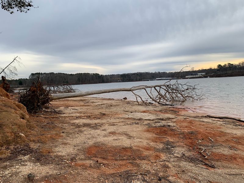 Red Clay Banks That Look Like Another Planet