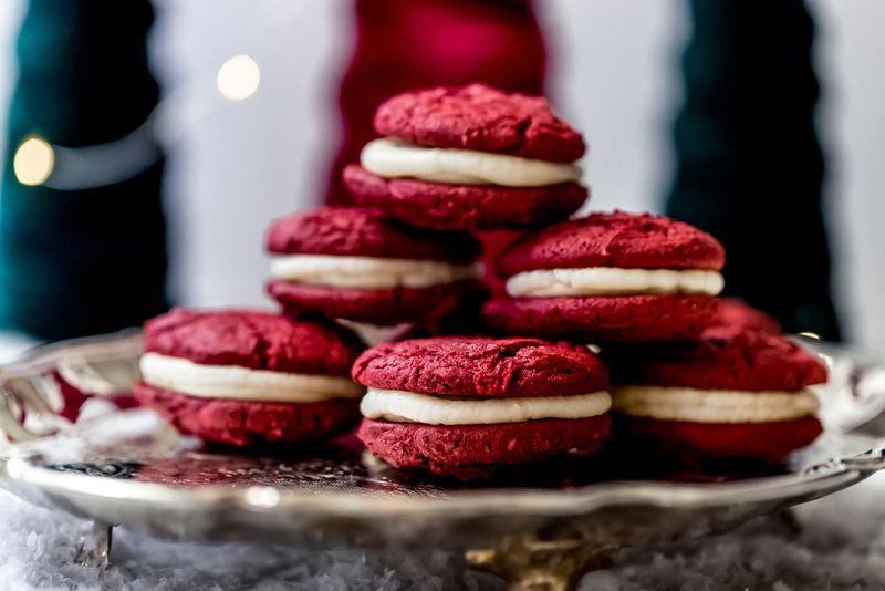 Red Velvet Whoopie Pies