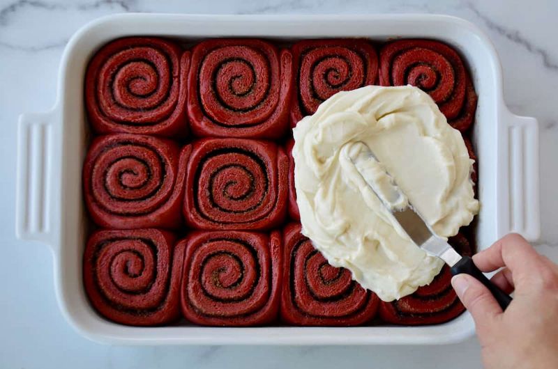 Red Velvet Cinnamon Rolls