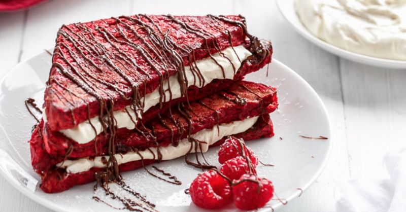 Red Velvet French Toast