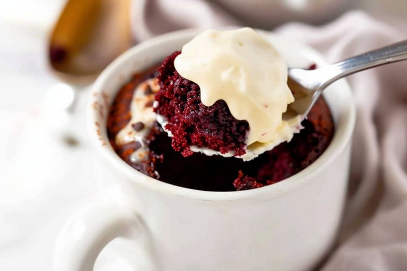 Red Velvet Mug Cake