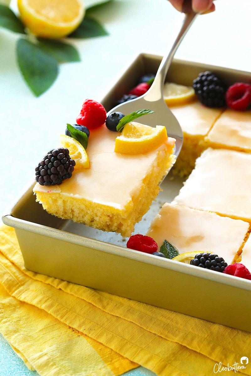 Lemon Sheet Cake