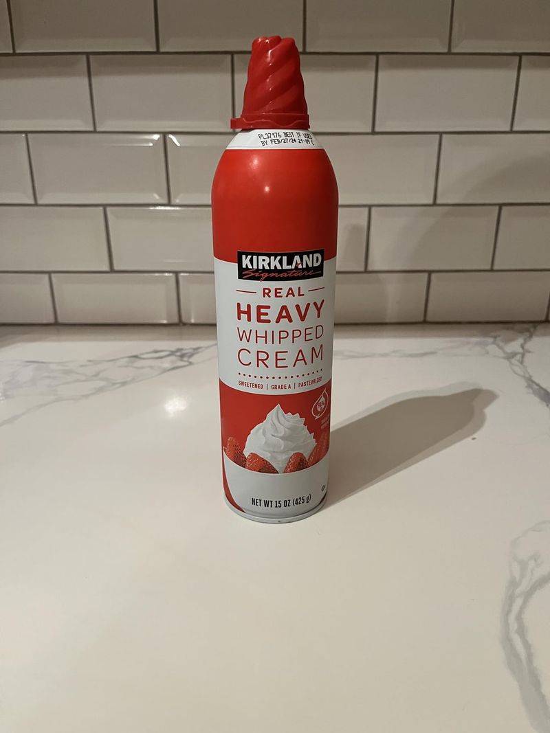 Kirkland Heavy Whipped Cream (Costco)