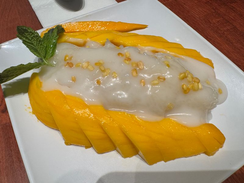 Finish With Mango Sticky Rice When In Season