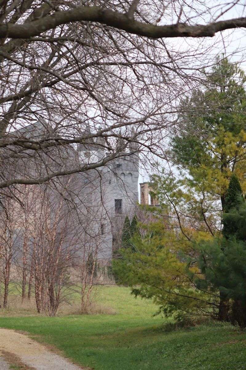 Beautiful Grounds Filled With Birds And Gardens