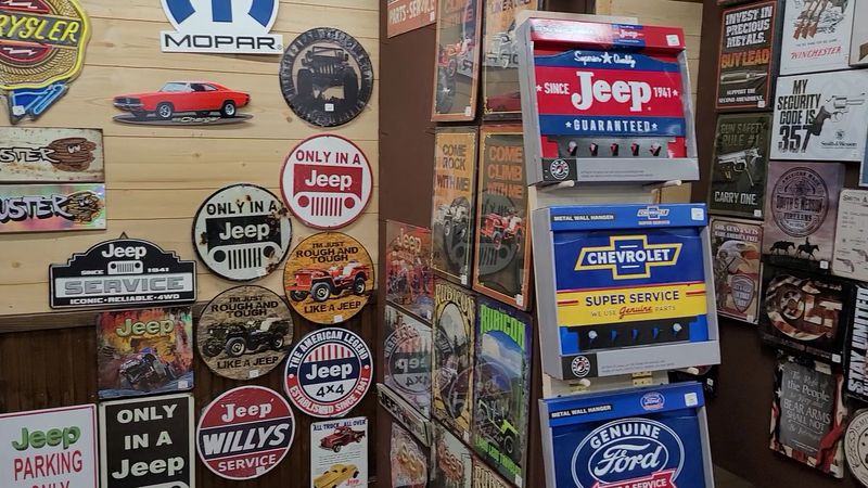 Retro Tin Signs Could Turn Your Garage Into A Time Capsule Retro Tin Signs Could Turn Your Garage Into A Time Capsule