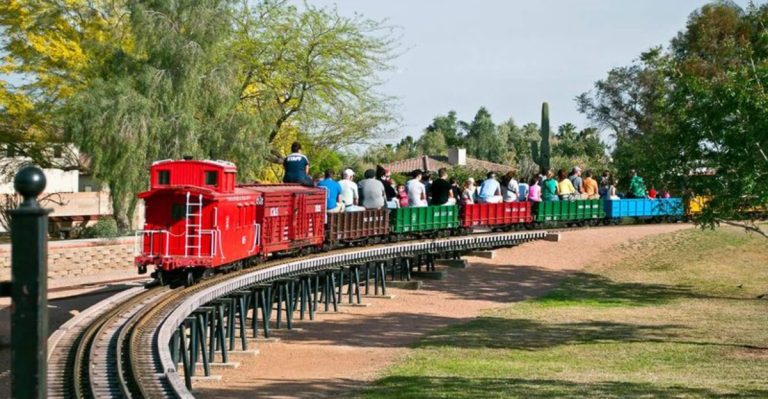 Ride A Miniature Train At This Arizona Railroad Park