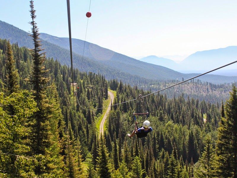 Riding To The Sky At Whitefish Mountain Resort