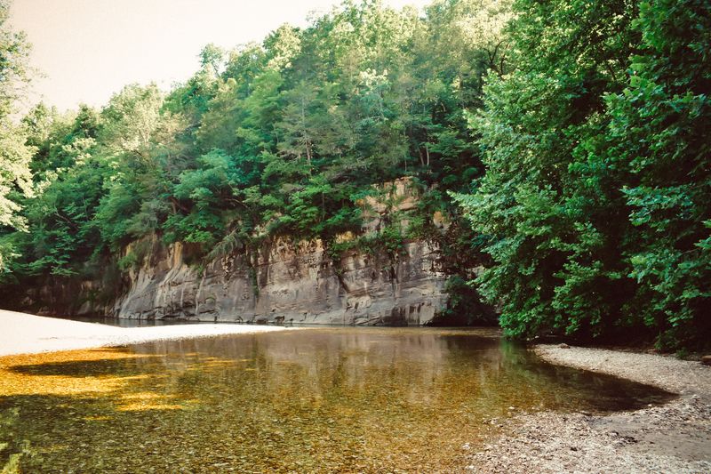 Clear Ozark Waters And Quiet Forest Surroundings