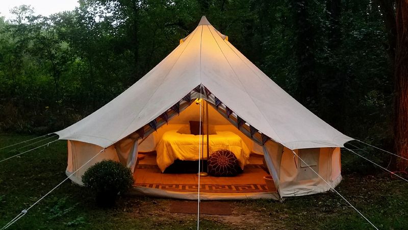 Riverside Camps With A Slow Ozark Rhythm
