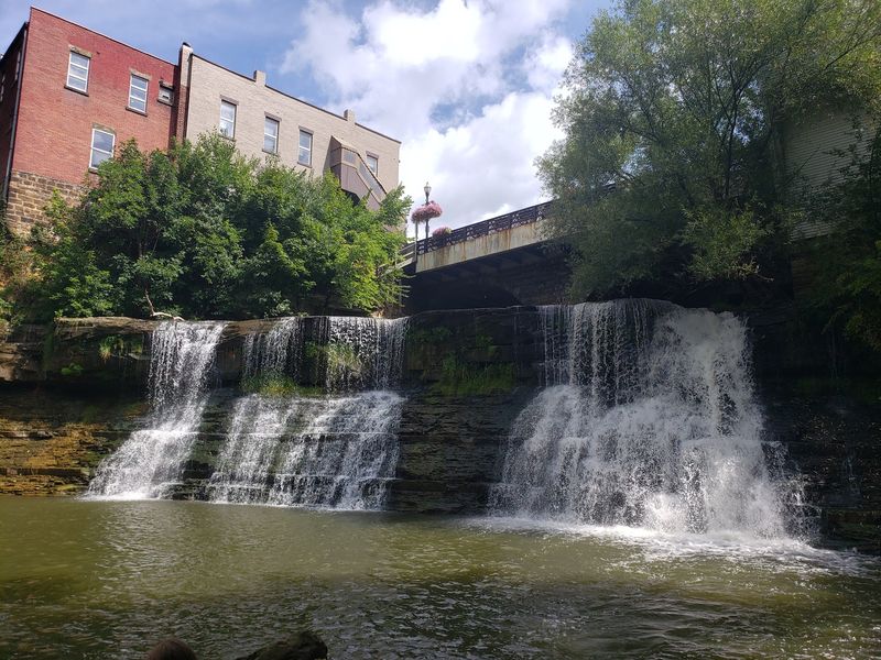 Riverside Park and Downtown Chagrin Falls, Chagrin Falls Riverside Park and Downtown Chagrin Falls, Chagrin Falls