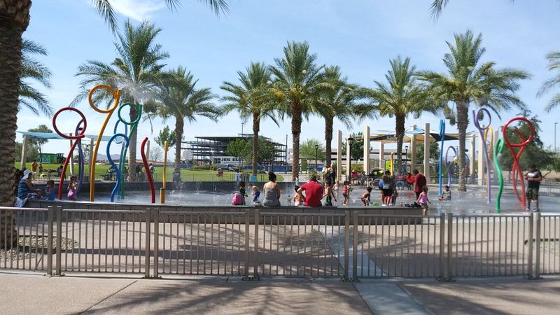 Riverview Park Splash Pad, Mesa, Arizona