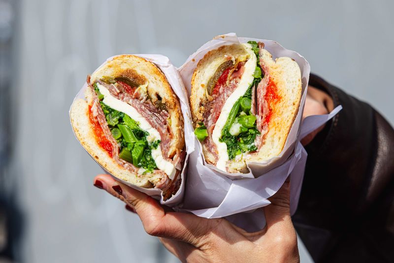 Italian Combo From Defonte's: Sandwich Architecture Perfected